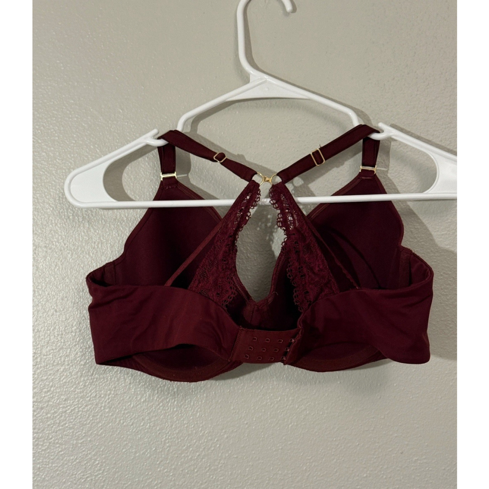 Soma Embraceable Perfect Coverage Elegant Purple Lace Convertible Bra 40C - Picture 3 of 4